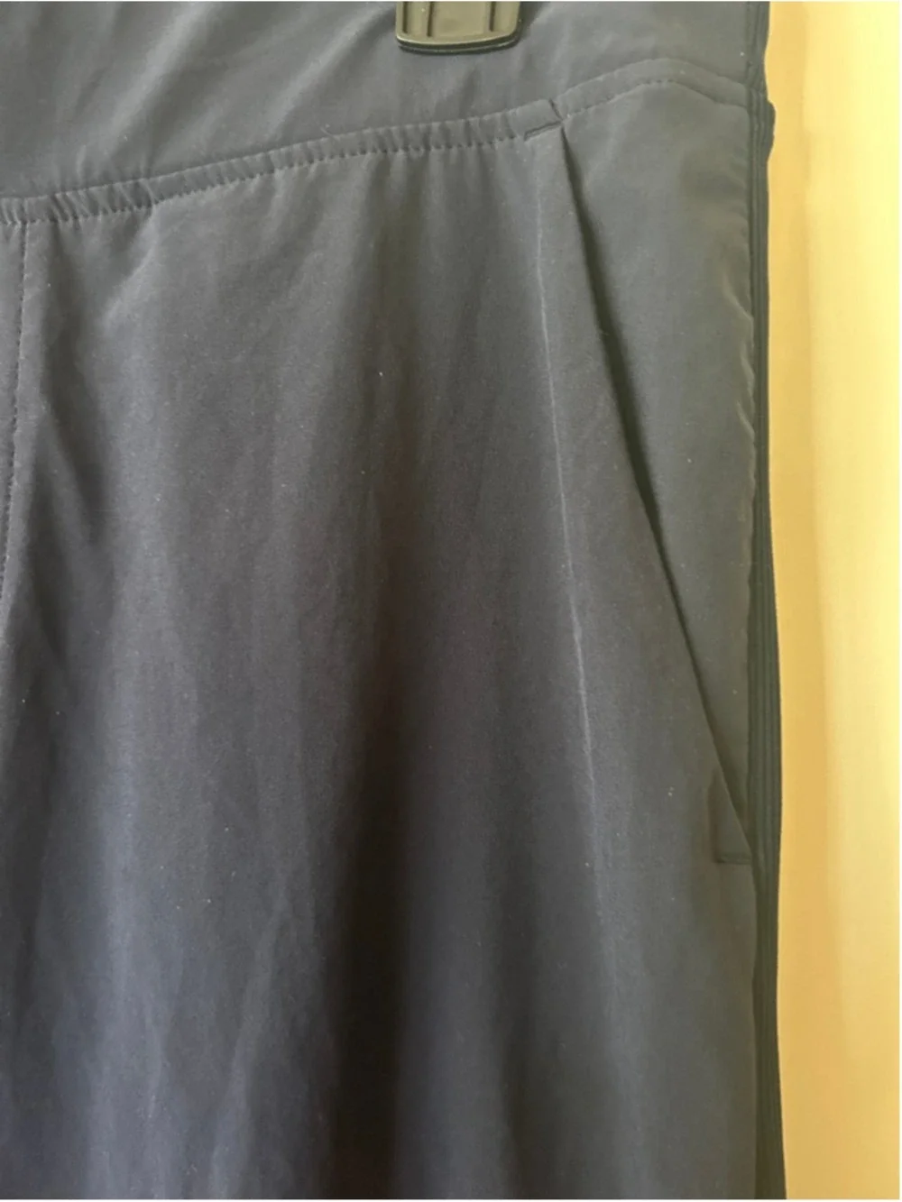 Athleta Navy Ankle-Length Straight-Leg Pants